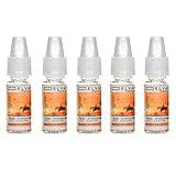 5x10ml Spar-Paket | Elvapo Premium Plus E-LIQUID | Mit extra starkem Geschmack | 42 GESCHMACKSRICHTUNGEN | Tabak - American Blend | 50ml für E-Zigaretten und E-Shishas | 0,0 mg (nikotinfrei)