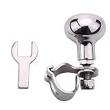 Jdeijfev Universal Edelstahl Lenk Rad Spinner Schwerlast Auto Truck Marine Griff Selbst Mord Power Knob