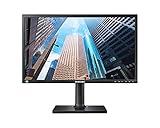 Samsung S24E650XW 60,96 cm (24 Zoll) Monitor (HDMI, DVI, VGA, USB 4 ms Reaktionszeit) Schw