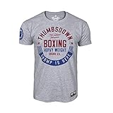 Thumbs Down Boxing T-Shirt. Heavy Weight. Champ is Here. Boxen. Kampfkünste. MMA. Gym. Training. Casual (Größe Medium)