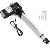 6000N Linearmotor Verstellantrieb Toröffner Linear Actuator Motor, 500mm DC 12V Hub Linearantrieb lektromotor Elektrischer Linearer Stellantrieb für Gerade, Elektrozylinder, Spindelantrieb 5mm/