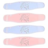 Healifty 4Pcs Baby Bauch Band Neugeborenen Bauch Taste Binder Nabelschnur Band Hernie Gürtel Bequem Bauch Wrap für Baby Infant Nabel B