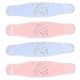 Healifty 4Pcs Baby Bauch Band Neugeborenen Bauch Taste Binder Nabelschnur Band Hernie Gürtel Bequem Bauch Wrap für Baby Infant Nabel B