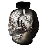 Hoodie Herren 3D Drucken Persönlichkeit Paare Sweatshirt Herren Oversize Trend Hip Hop Style Pullover Herren Komfortabel Sanft Lassig Kapuzenpullover H