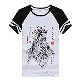 CHENG'S The Ancient Magus' Bride Shirt Robin Shirt Fashion Raglan Short Sleeve Modal Shirt Anime Shirts Summer Anime T-Shirt Athletic Shirt Modal Tee Shirt Top (Raglan,XXXL)