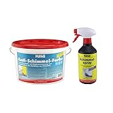 Anti-Schimmelset: Pufas Anti-Schimmel-Farbe 2,5 Liter + Pufas Schimmelspray 0,5 L