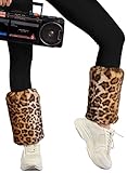 Balinco Leopard Stulpen | Leo Beinstulpen | Damen & Mädchen | Beinwärmer für den Alltag oder als Accessoire zum Karneval / Fasching