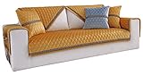 BEYRFCTA Weich Sofa Abdeckung/Hochleistungs Schutzhüllesofabett Schlafcouch Polstersofafür Kleine Wohnung Gästezimmer Jugendzimmer Yellow 90×180cm (35.43×70.87in)