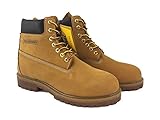 LABO CITISHOESNYC Herren Arbeitsstiefel aus echtem Leder, 5 Stile, Hellbraun, 11 b