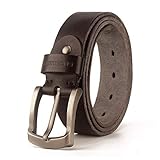 inChengGouFouX Herren Bankettgürtel Gürtel für Männer 1.5' Breite Toll für lässig geschäftsarbeitende Kleidung Business Gürtel Multi-Scene-Gebrauch (Farbe : Black, Size : 110)