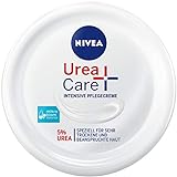 NIVEA Urea + Care Intensive Pflegecreme (300 ml), Feuchtigkeitscreme pflegt und beruhigt trockene & beanspruchte Haut, Urea Creme spendet wertvolle Feuchtigk