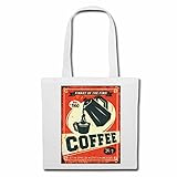 Tasche Umhängetasche COFFEE KAFFEE LATTE CAPPUCCINO ESPRESSO AMERICANO MILCHKAFFEE SCHOKOLADE KAFFEEKANNE KAFFEETASSE DIÄT ABNEHMEN KALORIEN FIGUR FITNESS BMI FETTGEWEBE DICK DÜNN FIGUR BETONT BAUCH