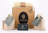 Melina Aleppo Seifen Set - Handgefertigte Naturseifen aus traditioneller Rezeptur | 80% Olivenöl & 20% Lorbeeröl | Für eine schonende Hautpflege ohne Austrock