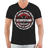 Männer und Herren T-Shirt Ostdeutschland Leipzig (mit Rückendruck) Größe S - 8XL