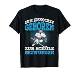 Zum Eishockey geboren Hockey Eishockeyspieler Geschenk T-S