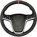 LJQJYFC Lenkradbezug für Opel Mokka 2013-2016, Opel Insignia 2009-2013, Astra J 201, 0-2015, blaues Gew