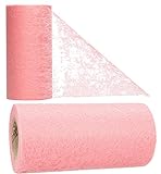 Vlies Tischband Tischläufer 15cm/20m Rolle Hochzeit I Kommunion I Familienfeste I Gartenparty (Altrosa, 15cm)