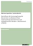 Beeinflusst die Lernumgebung die Kreativität von Kindern? Eine Untersuchung mit dem Test zum Schöpferischen Denken - Zeichnerisch (TSD-Z)