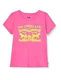 Levi's Kids LVG NEON CAP SS BABY TEE SHIRT D440 T-Shirt - Mädchen Neon Pink 10 J