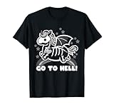 Go to Hell Einhorn, Heavy Metal / Death Metal/ Halloween T-S