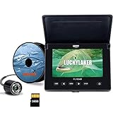 LUCKY Unterwasser Angelkamera DVR Unterwasser Fischfinder Infrarot LED Tragbare Angel Videokamera LCD Monitor für Kajakboot S