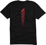 Black Dragon - T-Shirt Herren schwarz kühlen Tribal Flammen S