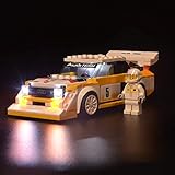 LODIY Beleuchtung Licht Set für Lego 76897 Speed Champions 1985 Sport Quattro S1, LED Beleuchtung (Nicht Enthalten Lego Modell)