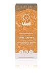 khadi Pflanzenhaarfarbe Dunkelblond I Haarfarbe Blond ohne Rotanteile I Naturhaarfarbe 100% natürlich und vegan I Zertifizierte Naturkosmetik I 100g