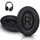 Professionelle Ohrpolster für Bose QuietComfort 35 II, Ersatz Ohrkissen, weiche Ersatz Ohrpolster für QC35 QC35 II QC2 QC15 AE2 AE2I QC25, ohrumschließende Over-Ear Kopfhörer (Schwarz)