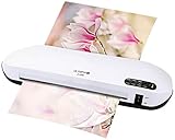 Olympia A 2250 Laminiergerät Büro (75-250 Micron, Modernes Design, Heiß- und Kaltlaminieren, Profi Laminiermaschine Backloader, Laminierer für Dokumente und Fotos bis DIN A4) weiß