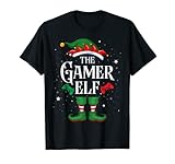 Christmas Gamer Elf Matching Family Group The Gamer Elf T-S