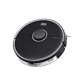 roborock S5 Max Saugroboter mit Wischfunktion, LDS Navigation und APP-Steuerung, Staubsauger Roboter mit Reinigungs (Schwarz)