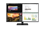 LG 43BN70U-B 107,98 cm (42,5 Zoll) UHD 4K Monitor (IPS, HDR10, Lese-Modus), schw