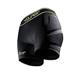 Youper Damen Gepolsterte Fußball Sliding Unterhose Impact Sliders Shorts für Unterkörperschutz - Schwarz - M