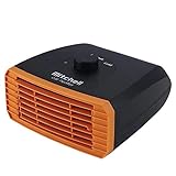 Fulenyi Auto Heizlüfter 2-in-1 Tragbar Einstellbare Heizlüfter für Auto 24V Fenster Heizung Kühlventilator Auto Heizung Defroster Windschutzscheibe und mit Automatischer Überhitzung