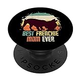 Beste Frenchie Mama Hunde Muttertag Französische Bulldogge PopSockets mit austauschbarem PopGrip