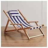 Relaxliege Klappbar, Klappstuhl Indoor Single, Moderner Baumwollstoff Lazy Chair Accent Moderner Lounge Chair Mit Verstellbarer Rückenlehne Und Kissen Holzrahmen Für Wohnzimmer ( Color : Style2 )