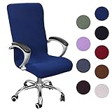 Souarts Bezug für Bürostuhl Bürostuhl-Bezug Abnehmbare Elastische Universal Stretch Stuhlhussen Stuhlbezug Computer Stuhl Schreibtischstuhl Drehstuhl Office Chair Abdeckungen H