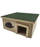 Dehner Natura Igelhaus Karlie, ca. 40 x 40 x 19 cm, Tannenholz,