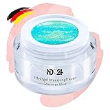 Uv Led Effekt-Gel Meerjungfrauen Glimmer Blue - Blau - Studio Qualität - Made In Germany - 5