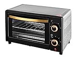 Team Kalorik TKG OT 2025 CO 9 Liter Mini-Ofen mit Backblech, Grillrost und Krümelschublade (0-230°C), 900 Watt, 9 Liter, Copper/Schw