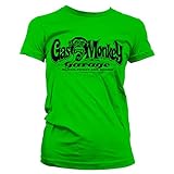 Gas Monkey Garage Offizielles Lizenzprodukt Logo Damen T-Shirt (Grün), Larg