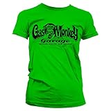 Gas Monkey Garage Offizielles Lizenzprodukt Logo Damen T-Shirt (Grün), Larg