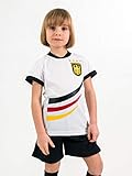 Trikotset Trikot Kinder 4 Sterne Deutschland Wunschname Nummer Geschenk Größe 98-176 T-Shirt Weltmeister 2014 Fanartikel EM