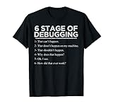 6 Phasen des Debugging Coding Programmer Computer T-S