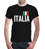 T-Shirt ITALIA-M-black