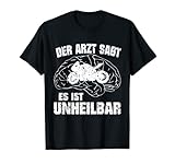 Motorrad Fun T-Shirt Geschenkidee für Biker Motorradfahrer T-S