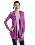 UNIONBAY Juniors Bella Gestreifte Strickjacke, Plume,