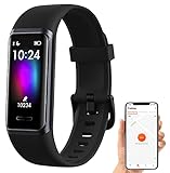 Newgen Medicals Pulsuhr: Fitness-Armband mit Touch, Herzfrequenz, SpO2, App, Alexa, IP68 (Armbanduhr)