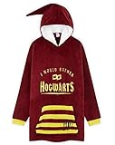 Harry Potter Hoodie Mädchen, Oversized Hoodie, Kinder Hoodie Decke, Riesen Hoodie (Burgunderrot)